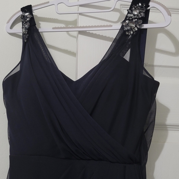 Navy blue fine dress from Macy's - Picture 3 of 4